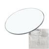 16in - 32in Round Table Top Tempered Clear Glass Tabletop - 1/4" Thick Beveled Polished Edge Tempered Glass Replacement Top for Patio/Coffee/Dining/Garden Table(480mm(18.9inch)) view 1