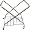 Large Movable Trolleys, Kitchen Storage Hand Trucks, Folding Laundry Sorter Cart with Universal Brake Wheel,Hotel Collection Trolley,Room Service Rolling Cart,Movable Cover view 4