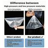 MITOB Reusable Extra Large Clear Plastic Bags 15.7523.6 inch 5 Pieces view 2
