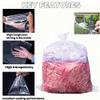 MITOB Reusable Extra Large Clear Plastic Bags 15.7523.6 inch 5 Pieces view 3