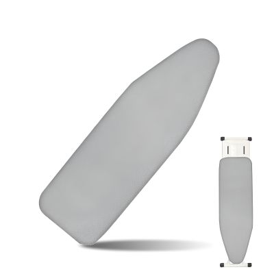 ZQKLHPL 40x15 Inch Ironing Board Cover and Pad Silver Coated Thick Scorch Resistant Padding Elastic Edge Setup for Effortless Ironing Experience(Gray,46.8 L x 17.7 W inch(119 x 45 cm))