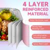 (35 Pack)Pink 8x8 Inch Disposable Aluminum Foil Pans&Square Cake Pans for Parties, Clear Plastic Lids,Eco-Friendly Baking Trays with Stickers&Cake Spoons,Picnics,Casseroles,Takeout,Recyclable Cookware view 4