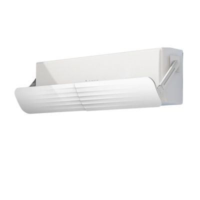 Air Conditioning Wind Deflector Adjustable Anti-direct Angle Cover Air Conditioning Windshield Baffle Outlet Anti Direct Blowing(White)