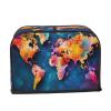 2 Slice Toaster Cover with Pockets & Top Handle Small Bread Maker Covers Abstract World Map Kitchen Small Appliance Cover Washable Universal Oven Covers view 2