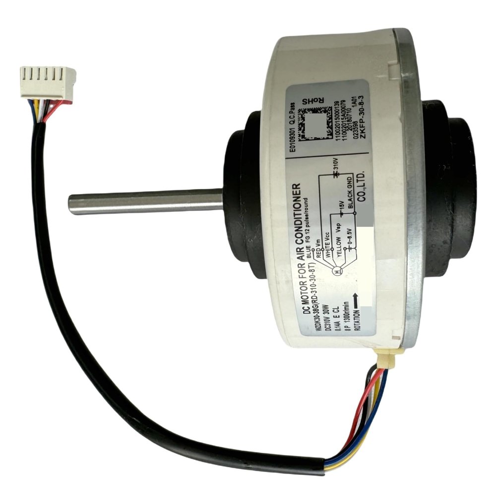 Air Conditioning MotorCompatible for WZDK30-38G (RD-310-30-8T)DC Brushless Fan Motor 30W Inverter Conditioner,DC310V 0.14A 1300RPM CCW