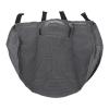Focket Mesh Bath Toy Bag, Large Capacity Breathable Storage Bag Zippered Wall Hanging with 4 Hooks for Bathroom Kitchen Balcony (Grey) view 4