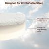 FoamRush 10" x 96" Diameter, Round California King Mattress Replacement, CertiPUR-US Certified, Made in USA, Extra Firm, High Density Foam w/Water-Resistant, Cotton Cover w/Zip view 3