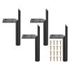 4PCS Metal Furniture Leg Replacement Couch Legs Cabinet Feet Modern Furniture Legs DIY Sofa Screws for Cupboard Table(5 Inch) view 1