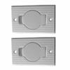 (2) Low Voltage White Round Door Inlet Valve work with 06-0604-98, BIR-9227-1 view 1