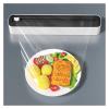 aluminum foil organizer, Plastic Wrap Dispenser Cutter Food Cling Film Cutter Magnetic Wrap Storage Box Aluminum Foil Stretch Film Cutter For Kitchen for Drawer, Kitchen(Yellow) view 3