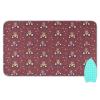 Hand-Drawn Tractors Burgund Ironing Boards with Silicone Iron Holder Portable Ironing Board pad for Travel top of Dryer almohadilla para planchar 48"x28" view 1