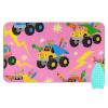 Cartoon Cute Cars Colorful Space-Saving Ironing Board Cover and pad with Silicone Iron Holder Foldaway Ironing Board pad for Tabletop Countertop almohadilla para planchar 48"x28" view 1