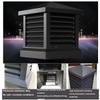 Aluminum Alloy Chimney Cowl Cap - Square Roof Vent with Rain Louver, Windproof Design, Size 45x45 cm - Durable Chimney Cap for Enhanced Ventilation and Protection view 2