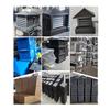 Aluminum Alloy Chimney Cowl Cap - Square Roof Vent with Rain Louver, Windproof Design, Size 45x45 cm - Durable Chimney Cap for Enhanced Ventilation and Protection view 3