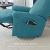 4-Piece Stretch Recliner Chair Cover Relax Chair Slipcover Recliner Seat Cover with Pockets for Sofa(Blue-Green) view 4