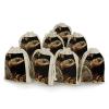 KMRHOUTIQ 8PCS Spice Bags for Cooking, Gold Sea Turtle Muslin Bags Reusable, Small Burlap Bags with Drawstring, Herb Bag Empty, Cloth Gift Bag Pouch, For Wedding & Party Favors (5x7 Inch) view 1