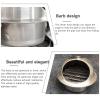 XKXKZXKFYL Range Hood Exhaust Pipe Chimney rain Cap, Exterior Wall Rainproof Vent Cover, Round Stainless Steel, Outdoor Dryer Vent view 3