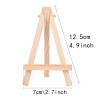 BMXIAJW 10 PCS Wooden Triangle Easel Convenient Desktop Display Rack Mini Easel Painting Holder Home Studio Tabletop Tripod Stand Set view 2