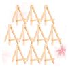 BMXIAJW 10 PCS Wooden Triangle Easel Convenient Desktop Display Rack Mini Easel Painting Holder Home Studio Tabletop Tripod Stand Set view 3