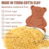 2PCS Terracotta Brown Sugar Keeper Bear Brown Sugar Saver and Softener Disc to Maintain Food Moisture in Storage Container (Bear) view 4