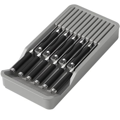 Adjustable Drawer Cutter Organizer, Expandable Kitchen Storage Holder