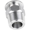 1/8 1/4 3/8 1/2-2" BSPT Male Female x KF16/25/40/50 Vacuum Clamp SUS304 Stainless Steel Pipe Fitting Connector Homebrew(BSPT Male,KF40_2") view 4