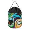 Building Block Storage Bag Graffiti Drawing Art Painted Tote Bag Shopping Or Travel Storage Bag view 1