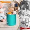 Building Block Storage Bag Bright Aqua Blue Turquoise Painted Tote Bag Shopping Or Travel Storage Bag view 3