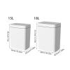 GRABAGECAN Automatic Motion Sensors Trash Can 15/18L, Touchless Garbage Can Waste Bin with Knee Induction for Home and Office view 4