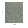 SAFAVIEH Braided Indoor/Outdoor Washable Accent Rug 4x6, Dark Green BRA260X view 2