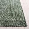 SAFAVIEH Braided Indoor/Outdoor Runner Rug 2'3"x8', Dark Green BRA260X view 2