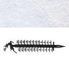 Ymiko Iron Snow Measuring Stick 24 Inch Deer Design Winter Yard Decoration Accurate Easy Installation for Outdoor Garden Lawn view 4