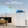 14,000 BTU Portable Air Conditioners Cools Up to 750 Sq.Ft, 3-IN-1 Free Standing Cooling AC Unit with Fan & Dehumidifier, Includes Remote Control & Window Kit, Smart/Sleep Mode, Auto Swing, 24H Timer view 2