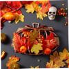 6Pcs Pumpkin Wreath Form Autumn Pumpkin Shaped Metal Wreath Wire Sturdy Practical Floral Frame for Halloween, Craft Holiday Decor Wire view 3