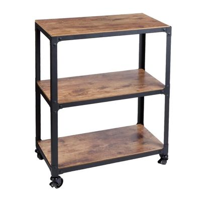 HIONJIN Kitchen Cart 3 Shelf Mobile Kitchen Serving Cart Trolley Cart Kitchen Cart Utility Cart