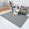 Graphene Carbon Crystal Electric Heated Rug, Adjustable Temperature Heated Foot Warmers, Electric Heated Area Rug, Non-Slip Boho, Floor Heating Mat for Home Office(A,150 * 150cm) view 1