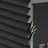 Aluminum Venetian Mini Blinds - 1" Slats Room Darkening Window Shades, Waterproof for Indoor Window, Kitchen, Home Office, Light Filtering Privacy Blinds(Black,54" W x 60" H) view 1
