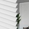Aluminum Venetian Mini Blinds - 1" Slats Room Darkening Window Shades, Waterproof for Indoor Window, Kitchen, Home Office, Light Filtering Privacy Blinds(White,16" W x 48" H) view 1