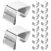 Gutter Light Hooks 100Pcs Wire Holder Outdoor Cord Clip Christmas Clips Outside Gutter Hanging Lights view 2
