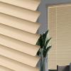 Aluminum Venetian Mini Blinds - 1" Slats Room Darkening Window Shades, Waterproof for Indoor Window, Kitchen, Home Office, Light Filtering Privacy Blinds(Light Brown,44" W x 48" H) view 1