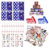 130 PCS Baseball Party Favors Set, Baseball Party Supplies Goodie Bag Stuffers with Stickers Gift Bags Silicone Bracelets Tattoos Themed Keychains for Adult Birthday Team Celebration Decorations view 1