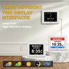 8 Digital Calendar Day Clock, Gifts for People with Dementia Alzheimers, Large Display Alarms Clock for Seniors Electric Clocks with Date Day of Week 12 Alarms 4 Colors Auto DST/Dimmer view 2
