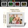 8 Digital Calendar Day Clock, Gifts for People with Dementia Alzheimers, Large Display Alarms Clock for Seniors Electric Clocks with Date Day of Week 12 Alarms 4 Colors Auto DST/Dimmer view 3