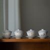 160ML Ceramic Gaiwan Cute Cat Porcelain Tureen Chinese Ancient Glaze Jingdezhen Teaset Teapot Bowl for Varied Tea Porcelain(1) view 4