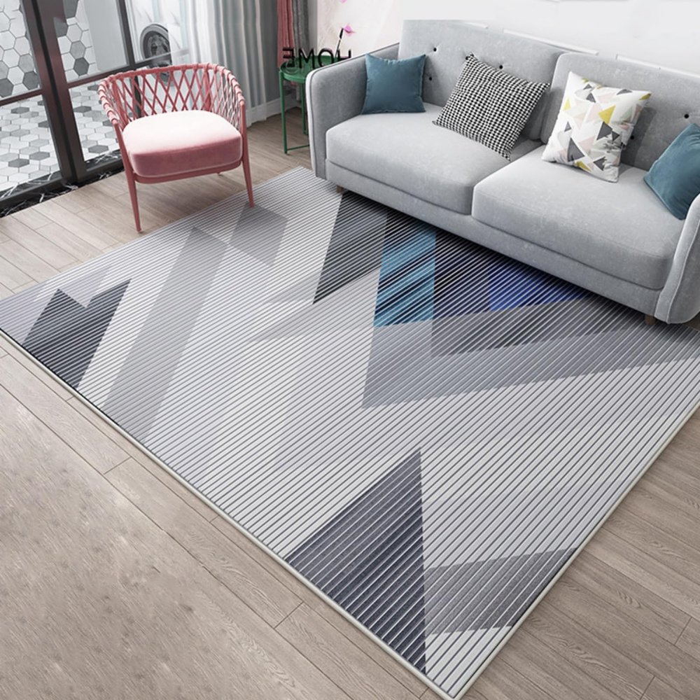 Dalumian Large Area Rug Floor Heater, Removable Washable Heated Rug, Graphene Floor Heater, Adjustable Temperature, Smart Space Heater for Office Living Room Yoga Room(D,80 * 160cm)