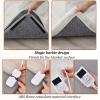 Heating Pad for Bathroom Rugs, Short Velvet Heater, Graphene Electric Heating Carpet, Removable and Washable, Adjustable Temperature Portable Heated Floor Mat for Yoga(E,80 * 160cm) view 3
