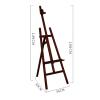 Display Easel Stand, Wooden Easel Portable Folding Easel Lightweight Easel Tripod for Wedding Signs, Posters and Adverti (B 56 * 85 * 149CM) view 2