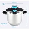 Stainless Steel Household Gas Pressure Cooker Explosion-proof Induction Cooker Universal Multi-purpose Pot 100kpa(7L) view 2