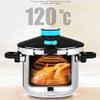 Stainless Steel Household Gas Pressure Cooker Explosion-proof Induction Cooker Universal Multi-purpose Pot 100kpa(7L) view 3
