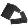 4 Pcs Plastic Support Feet Small Furniture Legs Heavy Duty Foot of Bed Replacement for Sofa Couch(15.50X15.50X5.00CM) view 2